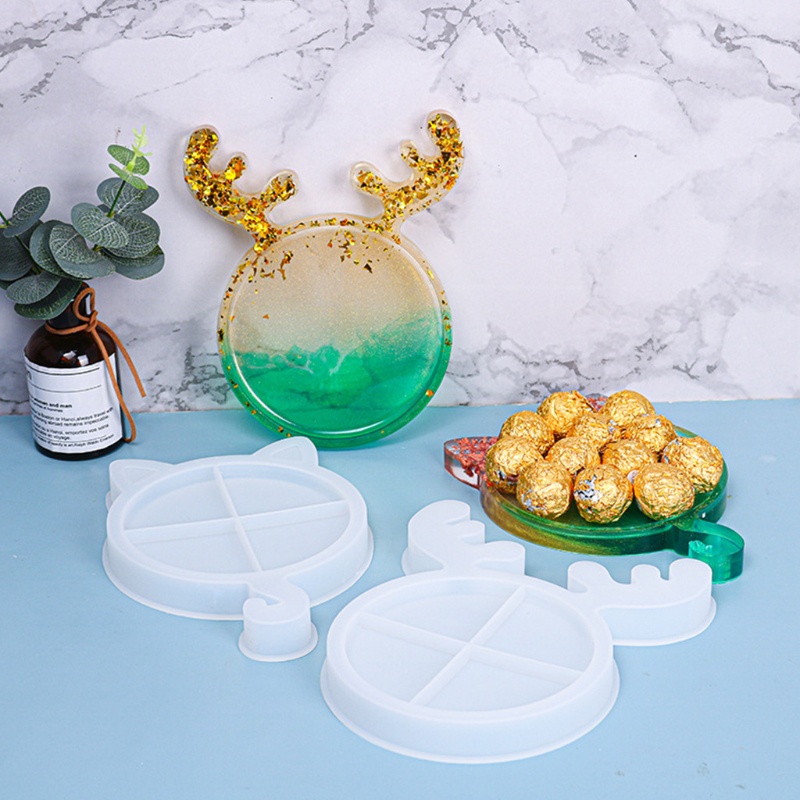 Khuôn Silicone Làm Bánh Tạo Hình Chủ Đề Giáng Sinh DIY