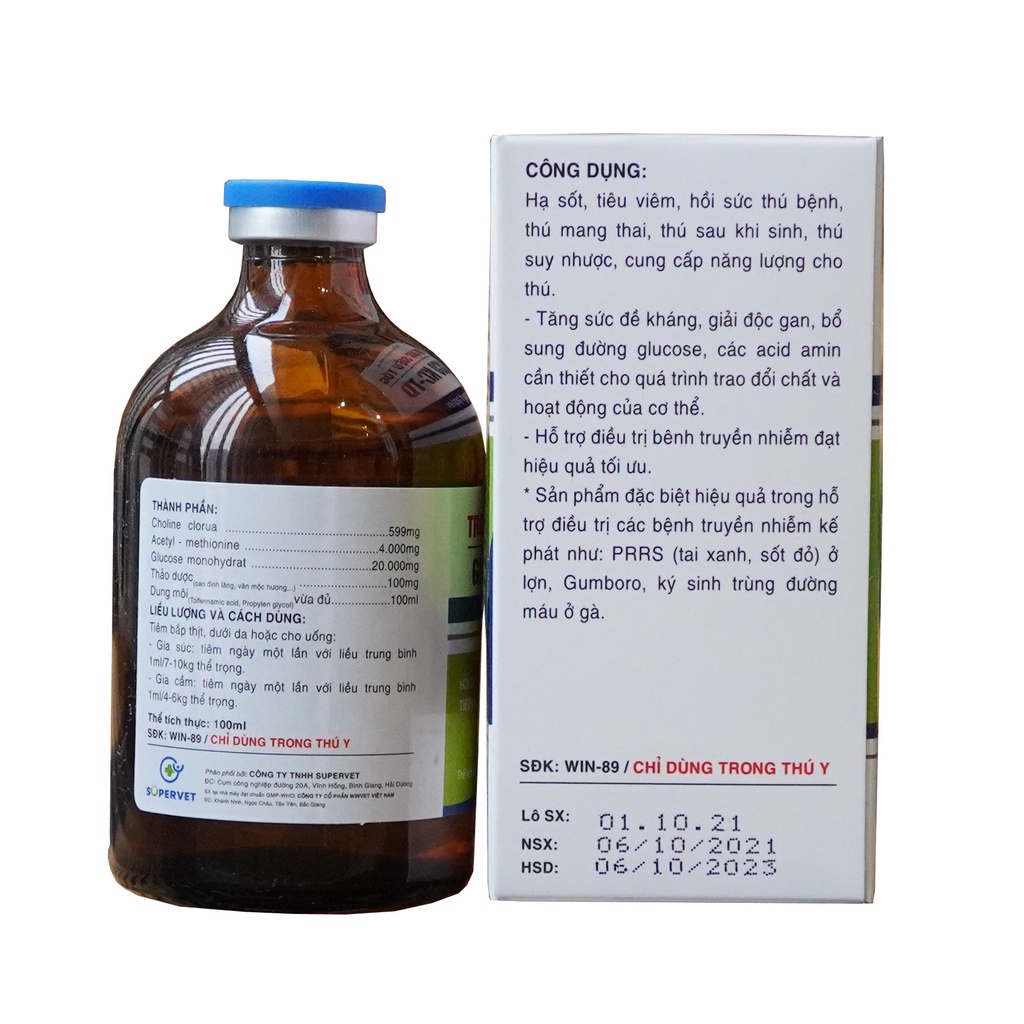 1 lọ Gluco k+c - Thú y