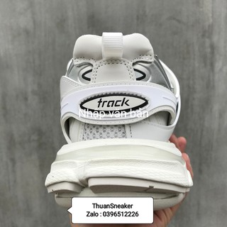 Giầy balen track ba trắng hàng 1:1 (full box + freeship )