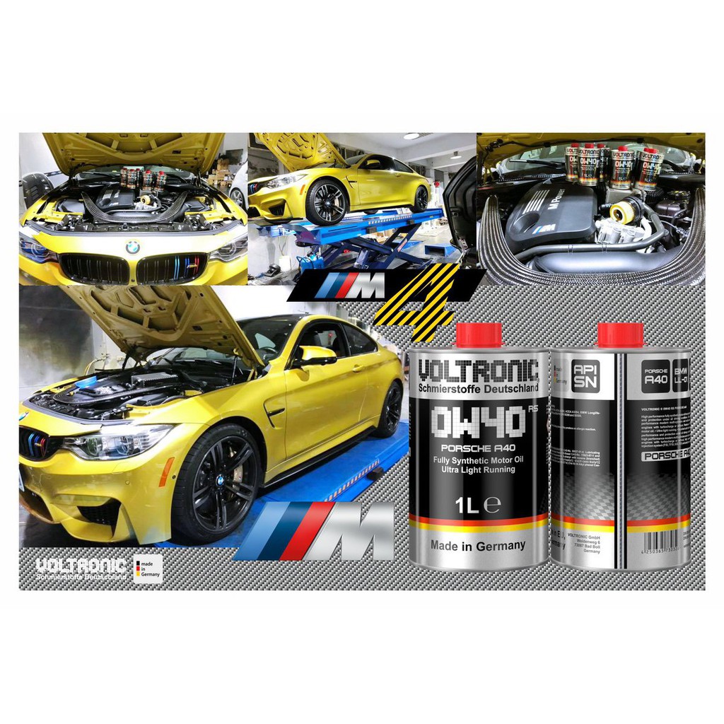 Nhớt Voltronic 0W-40 Porsche A40 Fully Synthetic Motor Oil 1 lít chamsocxestore