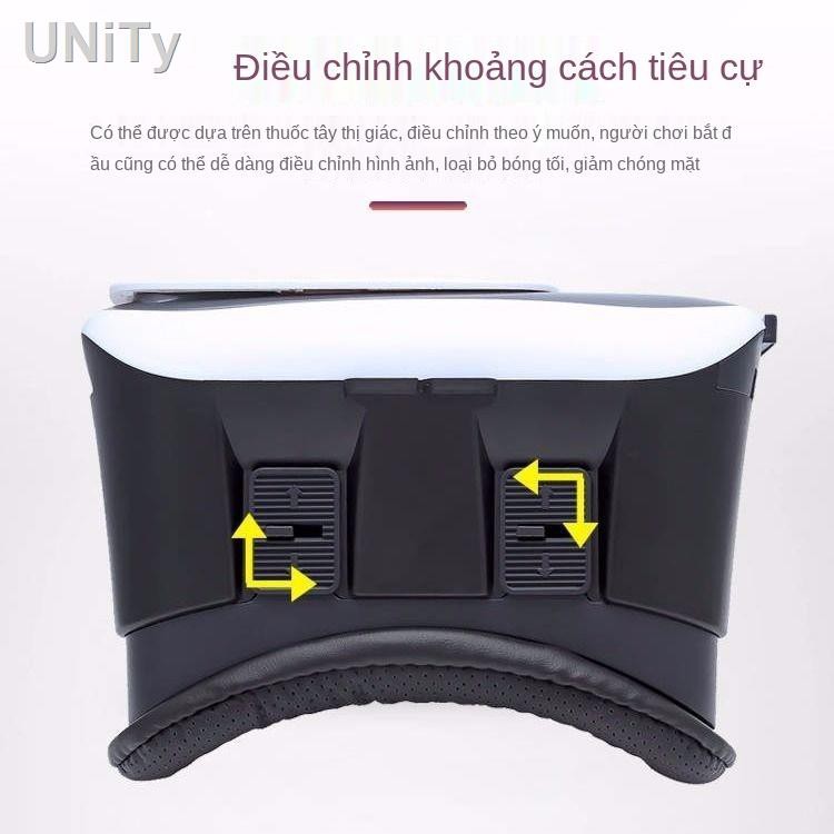 ﹉✕❖Kính VR chơi game console Kính 3D Kính thực tế ảo xem phim màn hình lớn tất cả trong một smartphone tay cầm đặc biệt