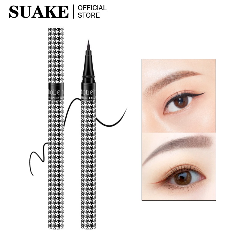 Bút kẻ mắt nước SUAKE 0.01mm màu siêu mịn chống nước lâu trôi nhanh khô