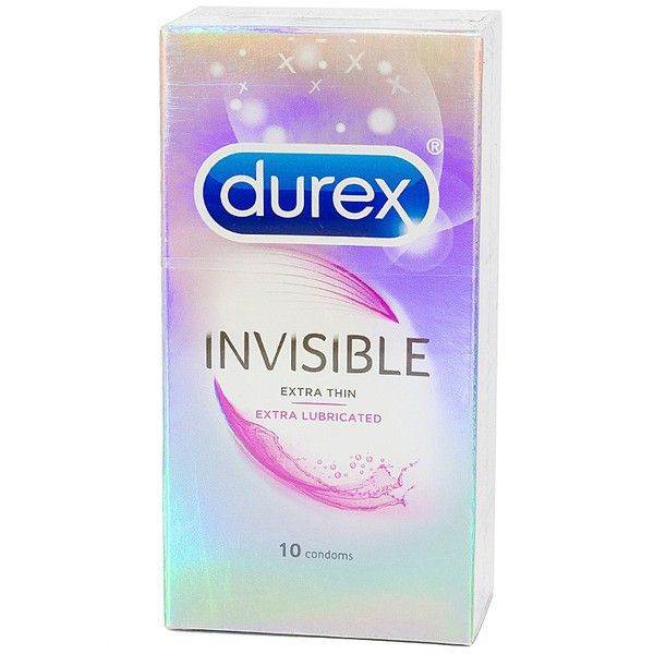 Bao cao su Durex Invisible Extra Lubricant HỘP 10 CHIẾC