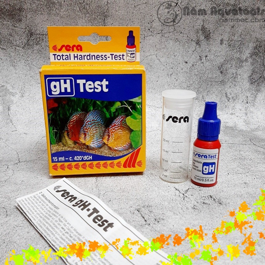 SERA Test Kit | Test gH SERA - Kiểm tra độ cứng cho bể cá thuỷ sinh