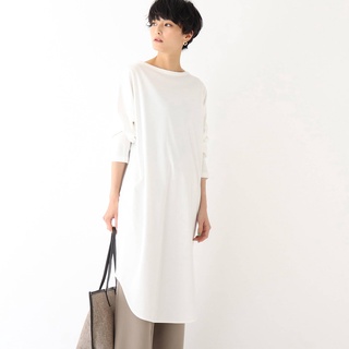 Váy nữ xuất Nhật  OPAQUE.CLIP dài tay cotton.