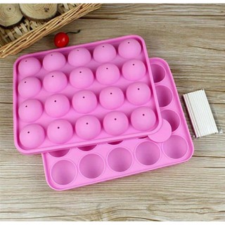 Khuôn silicon làm kẹo ,nhân bánh, popcake khuôn cầu 3cm