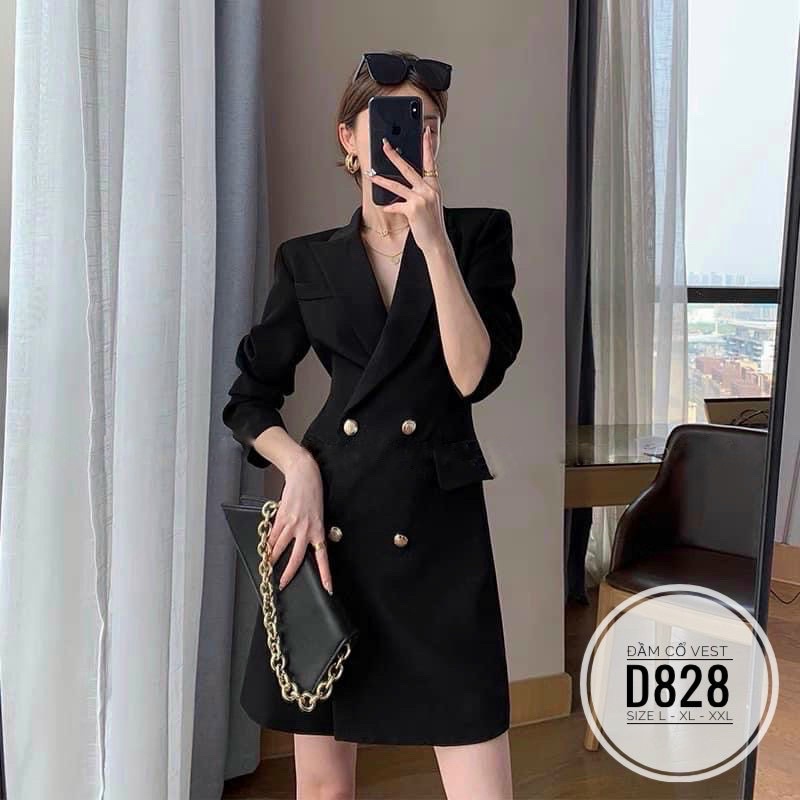 đầm bigsize vest sang chảnh thanh lịch 55kg-95kg❤️❤️