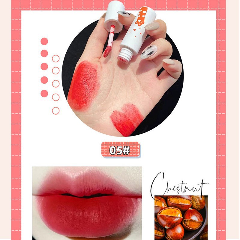 Son Faiccia chân mèo matte lip glaze chất nhung lì hàng nội địa Trung