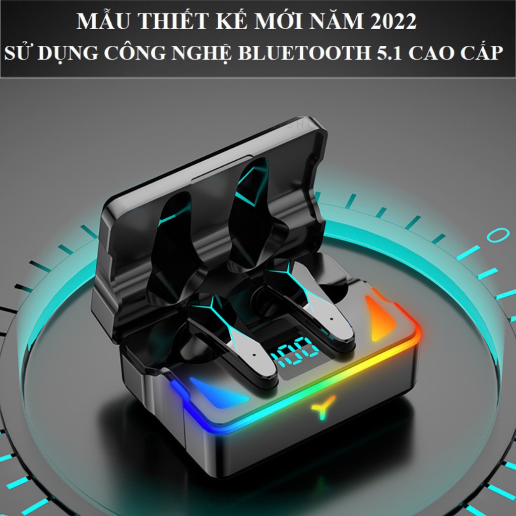 Tai nghe gaming bluetooth Dogitek X7 kèm găng tay game cao cấp, không trễ âm có chế độ kép