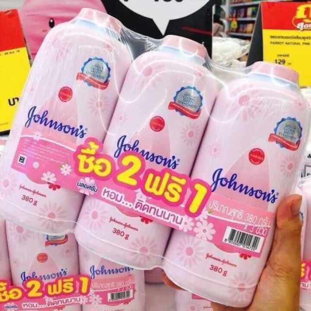 SÉT 3 CHAI PHẤN JOHNSONS BABY