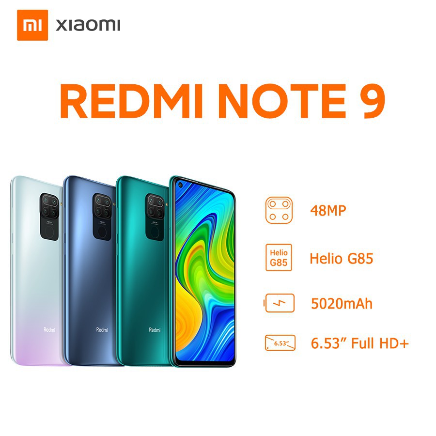 Điện Thoại Xiaomi Redmi Note 9 4GB/128GB - Hàng Chính Hãng