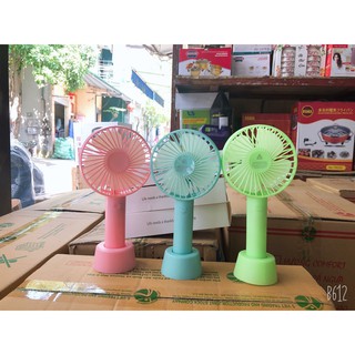 Quạt mini 3 tốc độ có pin tích điện cầm tay