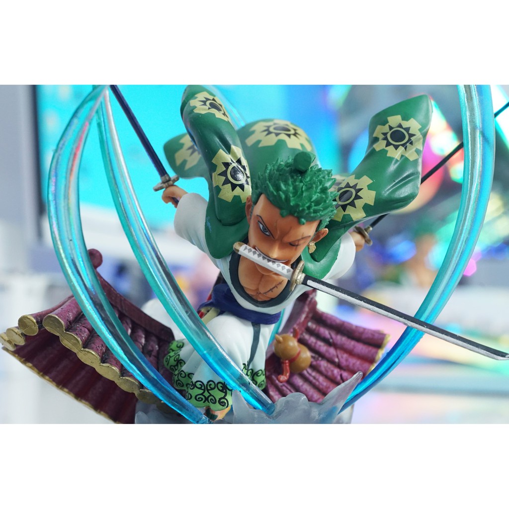 [Siêu Phẩm] Mô hình chibi nhân vật Zoro băng hải tặc mũ rơm ( one piece )