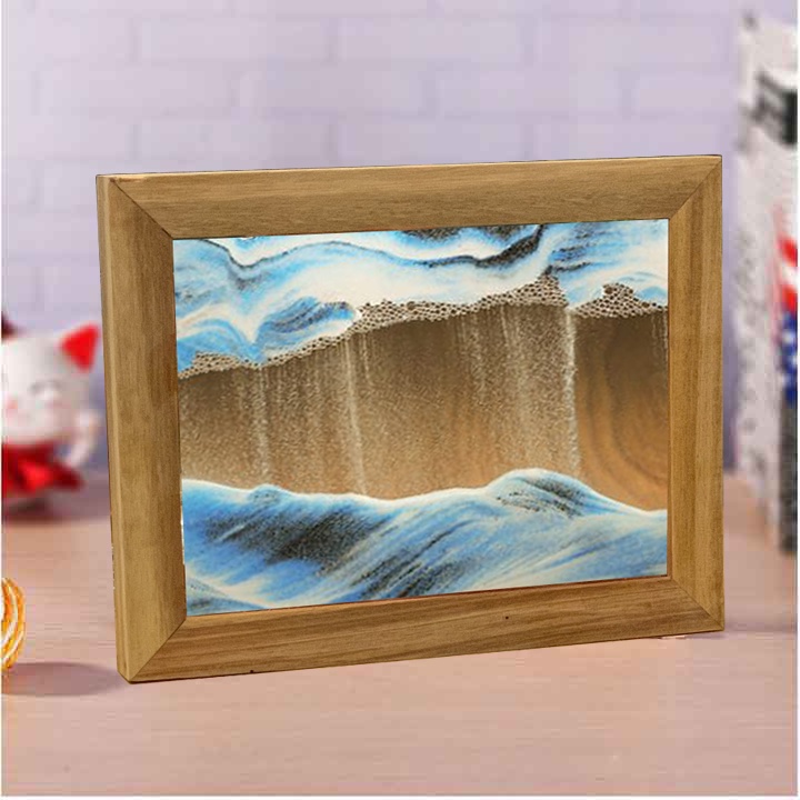 Tranh cát 3D chuyển động trang trí phòng khách bàn làm việc