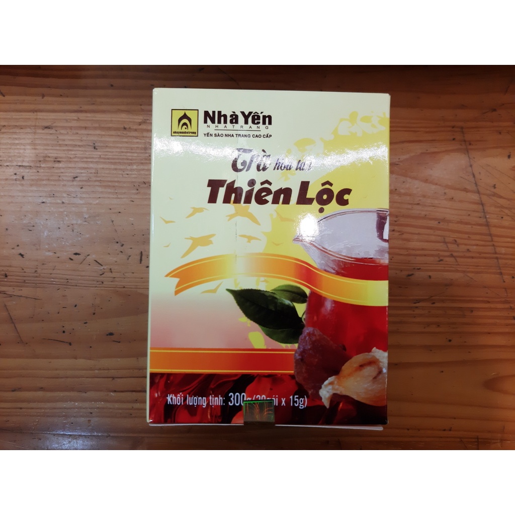 Trà Hòa Tan Thiên Lộc  yến sào Hộp 20 gói 15 gram