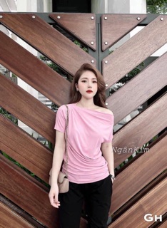 ÁO PULL NHÚN EO LỆCH VAI