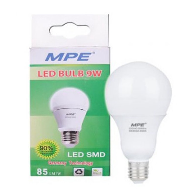 ♥️ Bóng Led Buld 9W MPE - Bảo Hành 24 Tháng.
