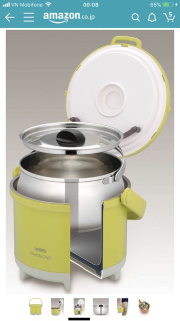 Nồi ủ Thermos shuttle Chef 3.0 lit Nội địa Nhật bản