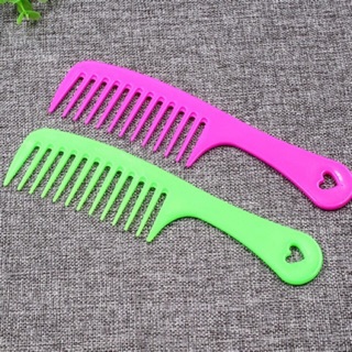 Freeship 50k ⚡ Lược răng thưa chải tóc xoăn, tóc rối, nhựa cứng nhiều màu, chất lượng, giá rẻ
