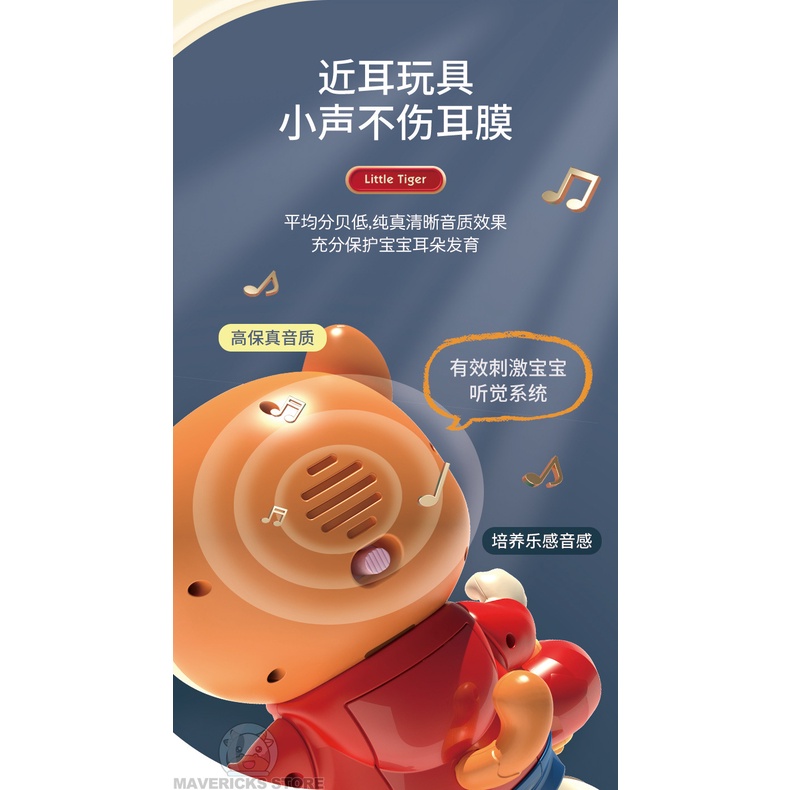 Đồ Chơi Hổ Nhảy Múa Bằng Pin Có Thể Sạc Lại Phiên Bản Năm Mới Năm Mới