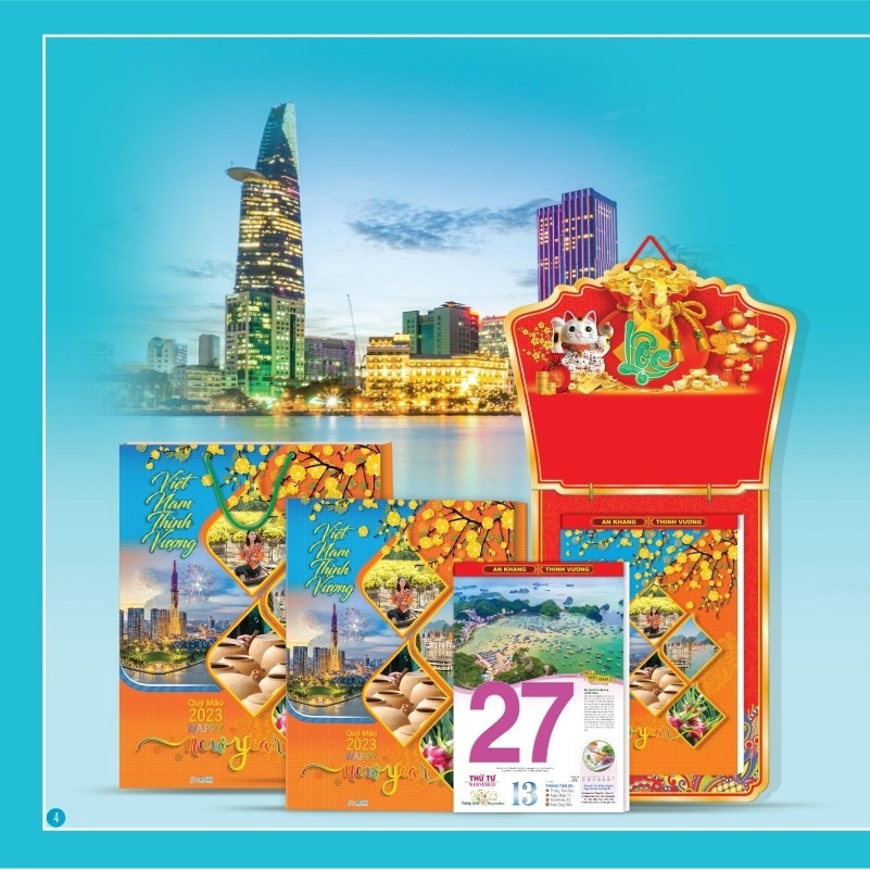 LỊCH BLOC 2023 - BLOC SIÊU CỰC ĐẠI ĐB 38×53 - VIỆT NAM THỊNH VƯỢNG