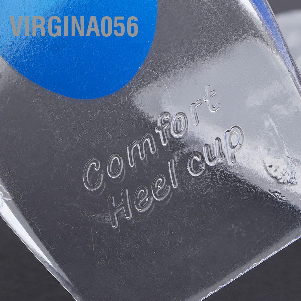 Virgina056 2 Pairs Height Increase Insoles Invisible Lift Shoes Insert for Men &amp; Women