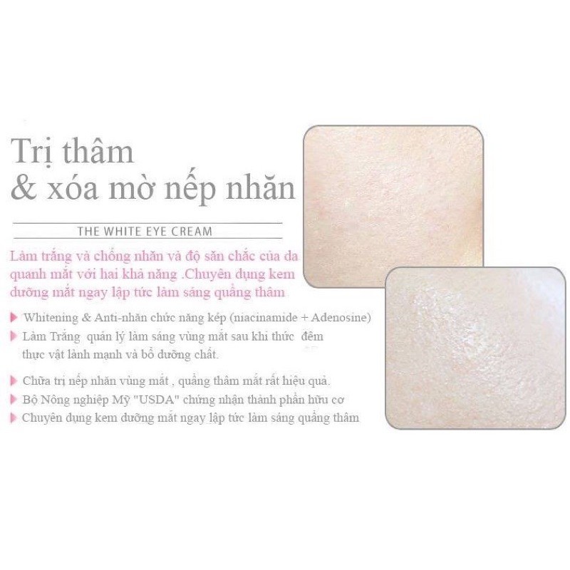 KEM GIẢM THÂM VÙNG MẮT VÀ XÓA MỜ NẾP NHĂN MILKY DRESS (15ML)