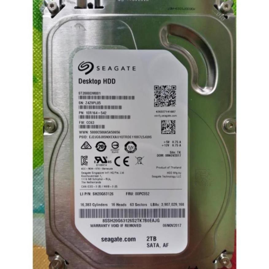 Ổ cứng 1T 2T 4T Western Seagate dành cho PC, camera, server