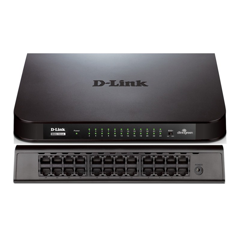 Bộ chia mạng D-Link DGS 1024A 24 cổng Gigabit - Hàng Chính Hãng