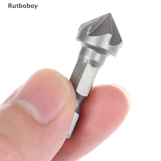 [Rut] 6 Flute Countersink Drill Bit Chamfer Cutting Woodworking Tool hexagon handle VN551