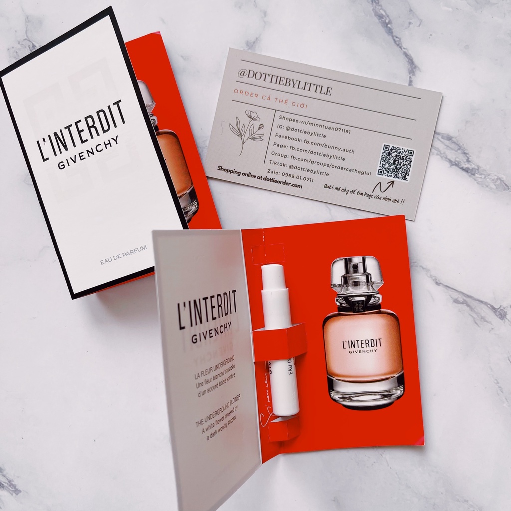 Vial nước hoa GIVENCHY L' interdit