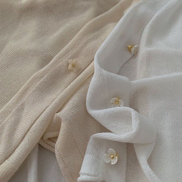 Áo khoác cardigan dệt kim tay dài thiết kế xinh xắn trẻ trung cho nữ | BigBuy360 - bigbuy360.vn