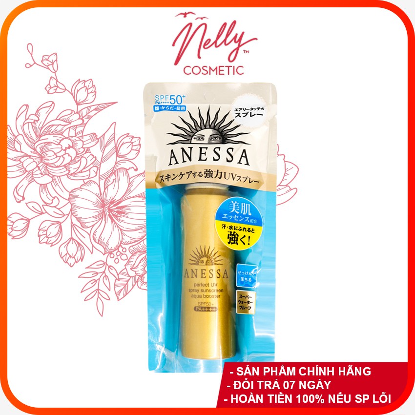 (❤️HOT SALES❤️) Xịt chống nắng Anessa kiềm dầu, dưỡng da , tiện lợi Anesa Gold spray 60g