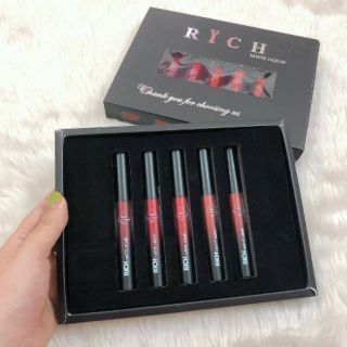 Rich Matte Liquid - Set full 5 màu son
