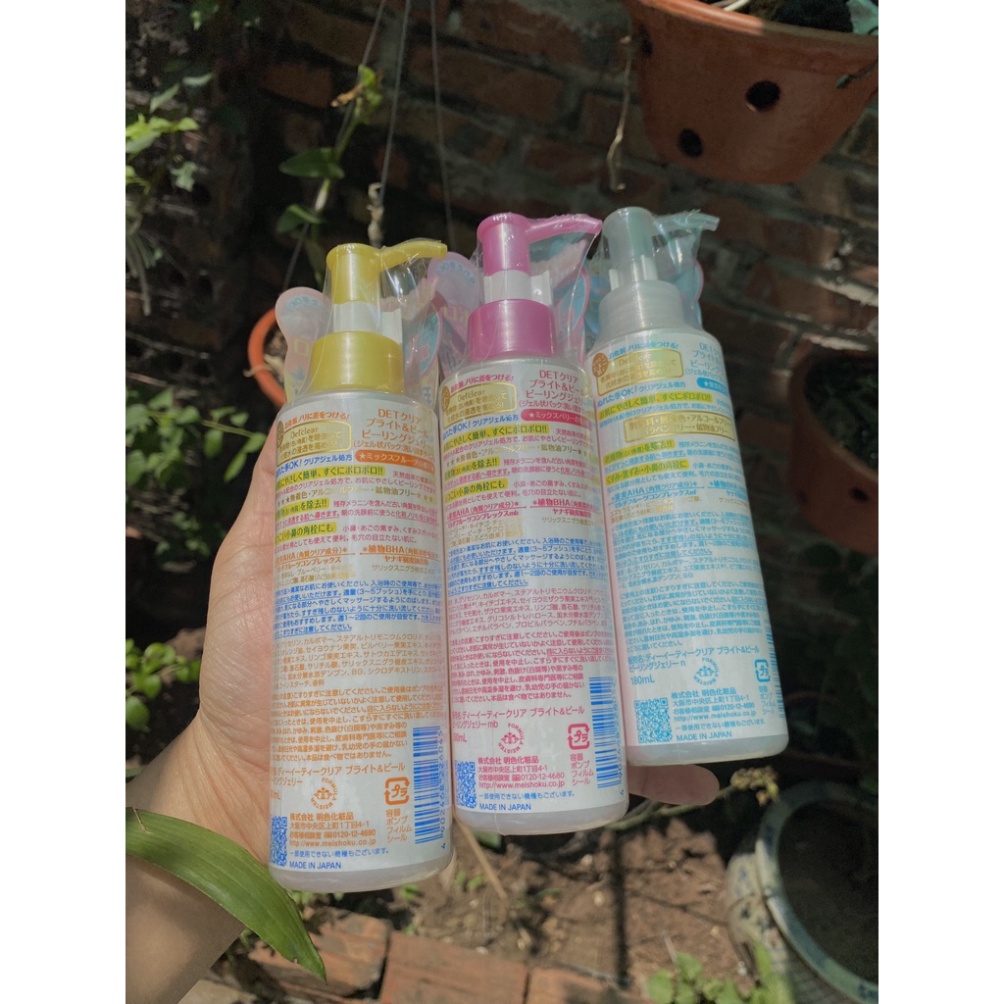 [CHÍNH HÃNG] Tẩy tế bào chết Detclear Bright and Peel 180ml Nhật Bản
