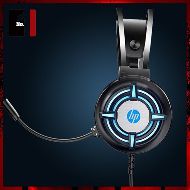 Tai Nghe Gaming LED Chụp Tai Headphone Có Dây HP H120G Tai Nghe Máy Vi Tính Laptop Pc