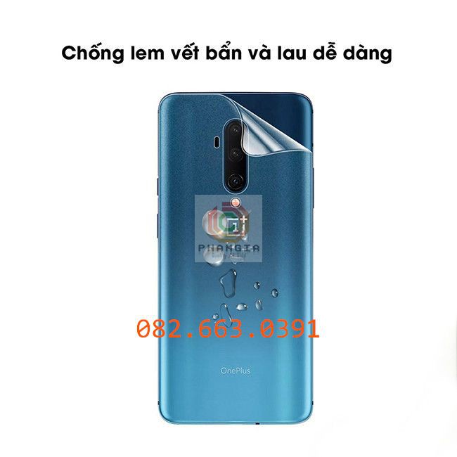 Dán PPF bóng, nhám cho Oneplus 7T Pro màn hình, mặt lưng, full lưng viền siêu bảo vệ