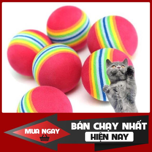 [❌GIÁ SỈ❌] BÓNG ĐỒ CHƠI CHẤT LIỆU XỐP CAO SU CHO CHÓ MÈO CHƠI ❤️