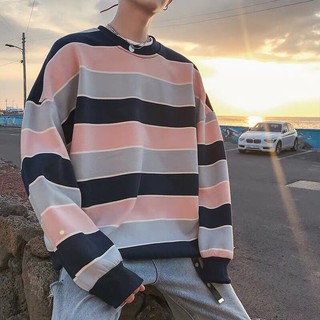 Áo sweater sọc mẫu mới cực xinh 💛❤️💙