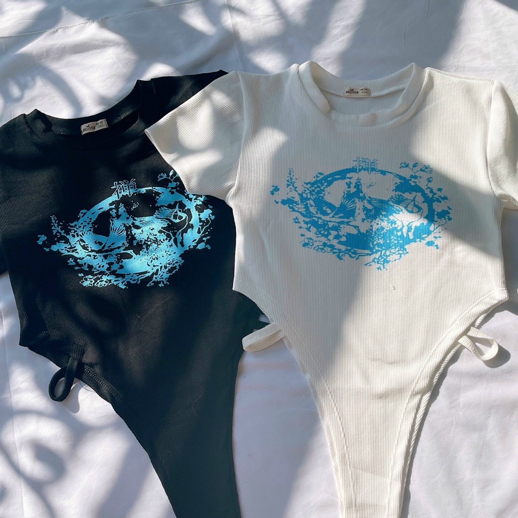 áo bodysuit in hình cho bạn nữ cá tính
