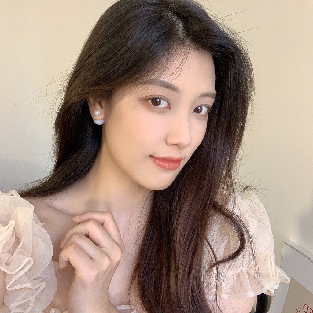 Bông Tai Đính Ngọc Trai Giả Phong Cách Pháp Sang Trọng 2022