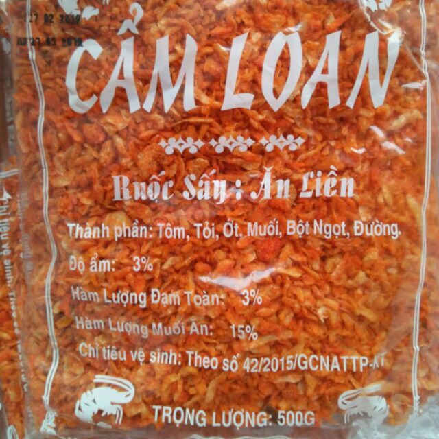 Ruốc sấy khô cẩm Loan