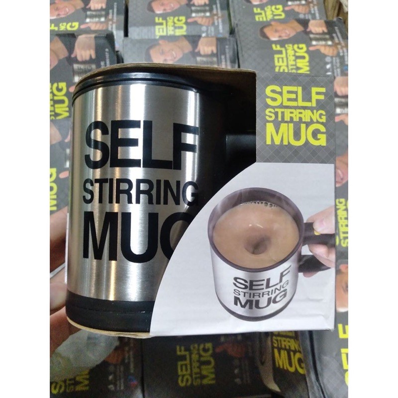 Cốc tự khuấy thông minh, cốc tự pha cafe self stirring mug