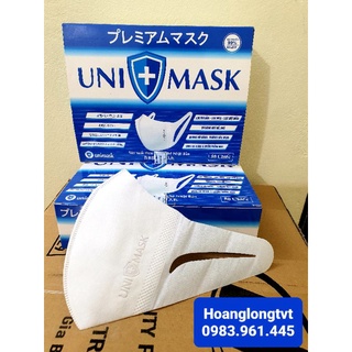Hộp 50 chiếc Khẩu Trang y tế 3D Mask hiệu Uni Mask