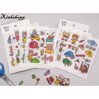 Set 4 Tấm Sticker Thú Cưng