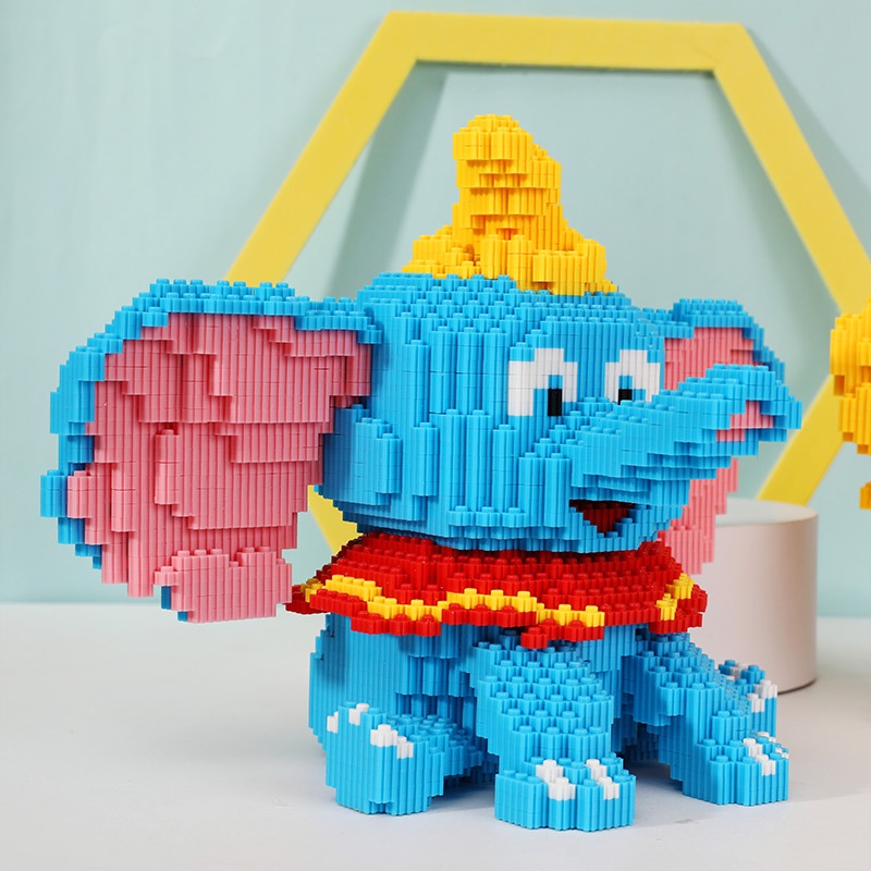 Bộ Đồ Chơi Lego Xếp Hình Gấu Pooh / Voi Dumbo Dành Cho Trẻ Em Và Người Lớn