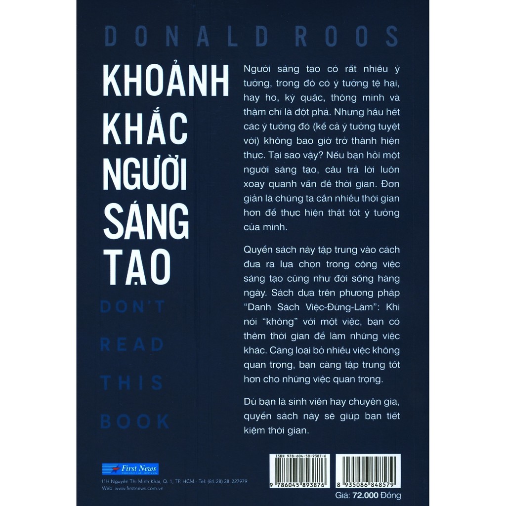 Sách Khoảnh Khắc Người Sáng Tạo - First News