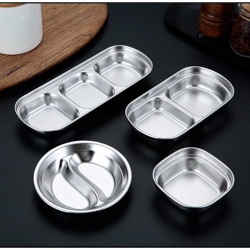 Đĩa Inox 304 Đựng Nước Chấm Tiện Dụng