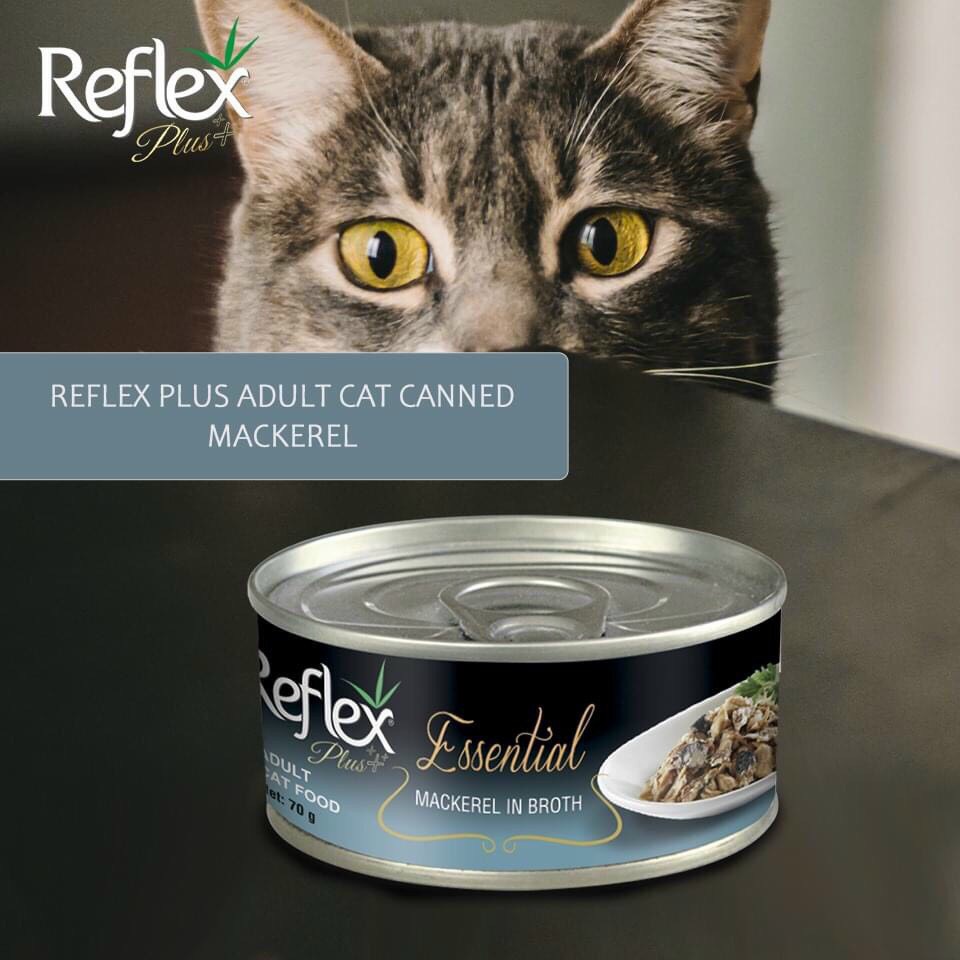 Pate cao cấp cho mèo con và mèo trưởng thành Reflex plus lon 70G nhiều hương vị thơm ngon, hấp dẫn