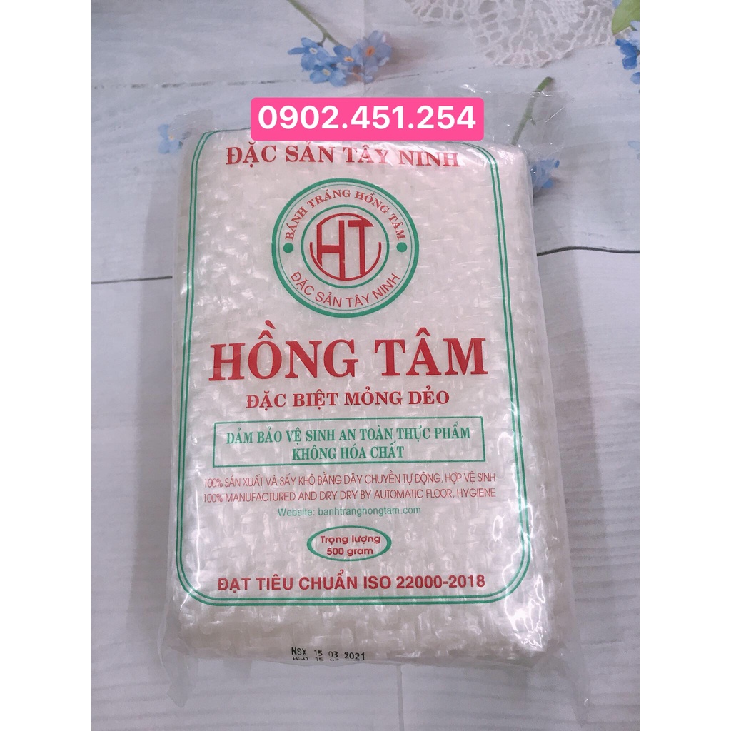 Quận 10 - 500g Bánh Tráng Cuốn Thịt Loại Siêu Mỏng Hồng Tâm Tây Ninh (Không cần nhúng nước)